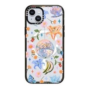 CASETiFY Clear iPhone Case in Disco Magic - Clear